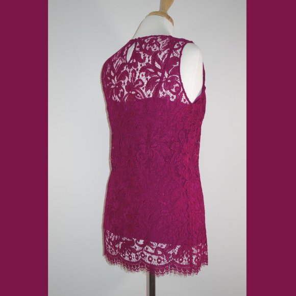 Dolce & Gabbana Pink Lace Top - Size 44 (US M) - Picture 8 of 16